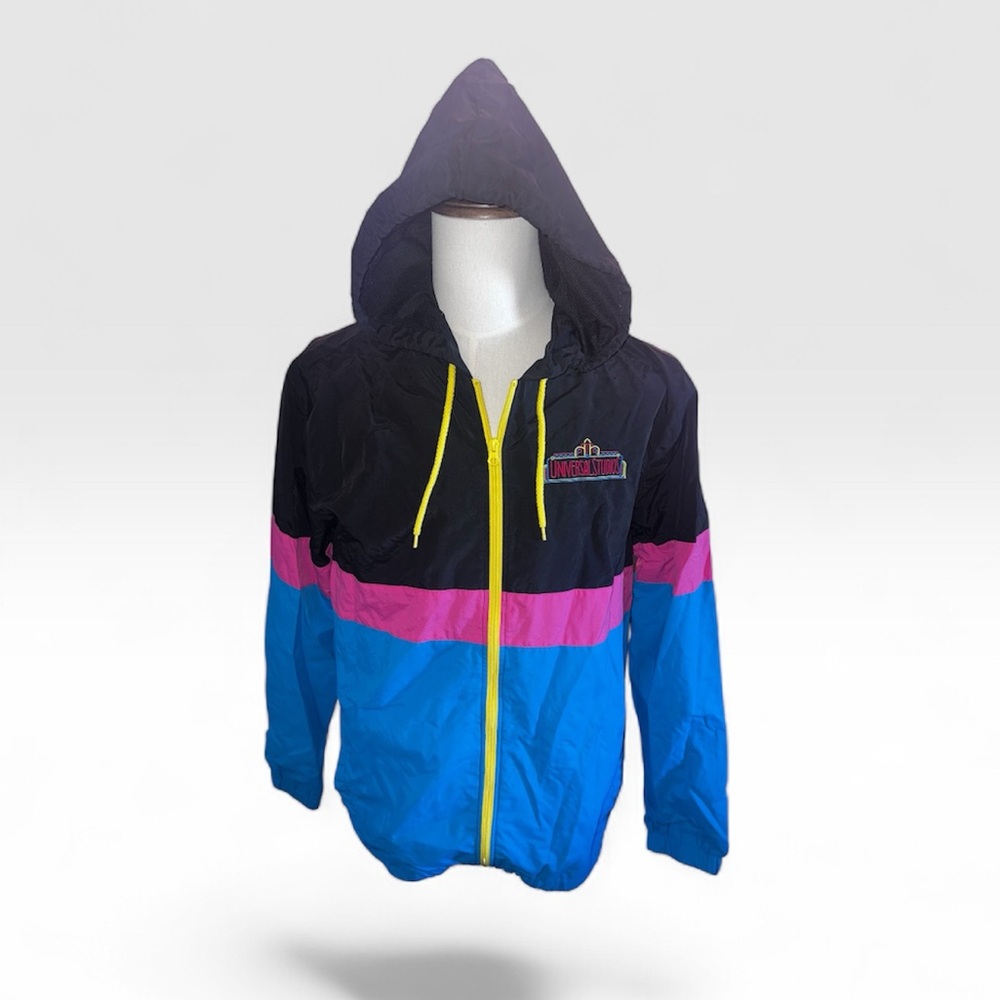 Universal Black, Pink, and Blue Kids Raincoat